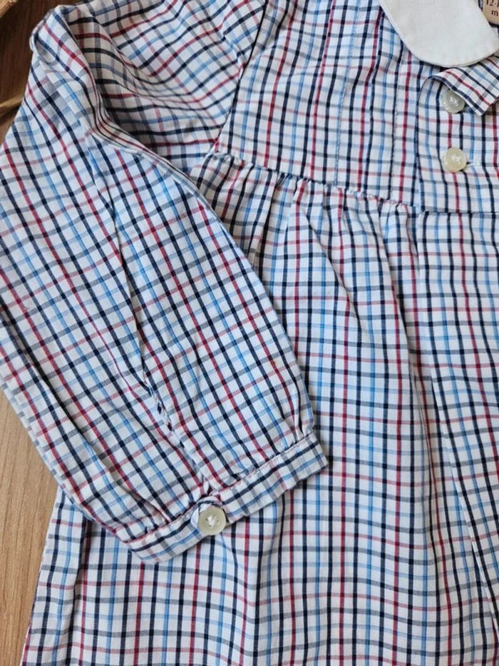 Chemise manches longues col claudine tizzas 12 mois - photo numéro 3