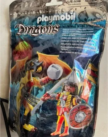 Playmobil 5462 neuf dragon et guerrier