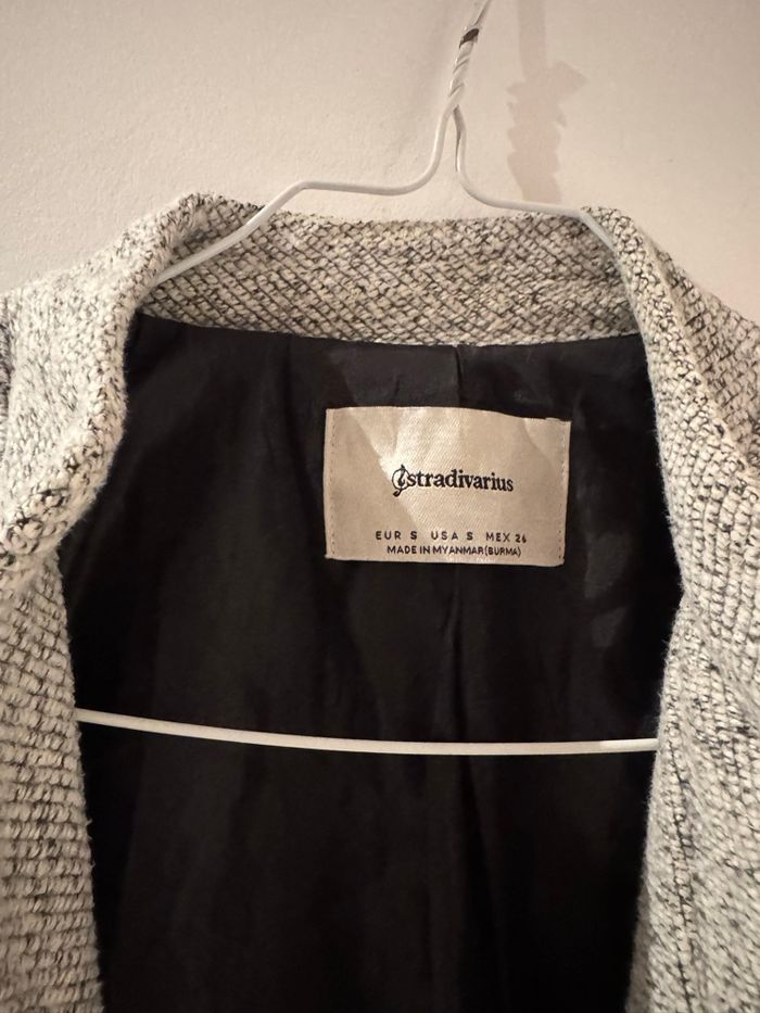 Veste grise Stradivarius - photo numéro 3