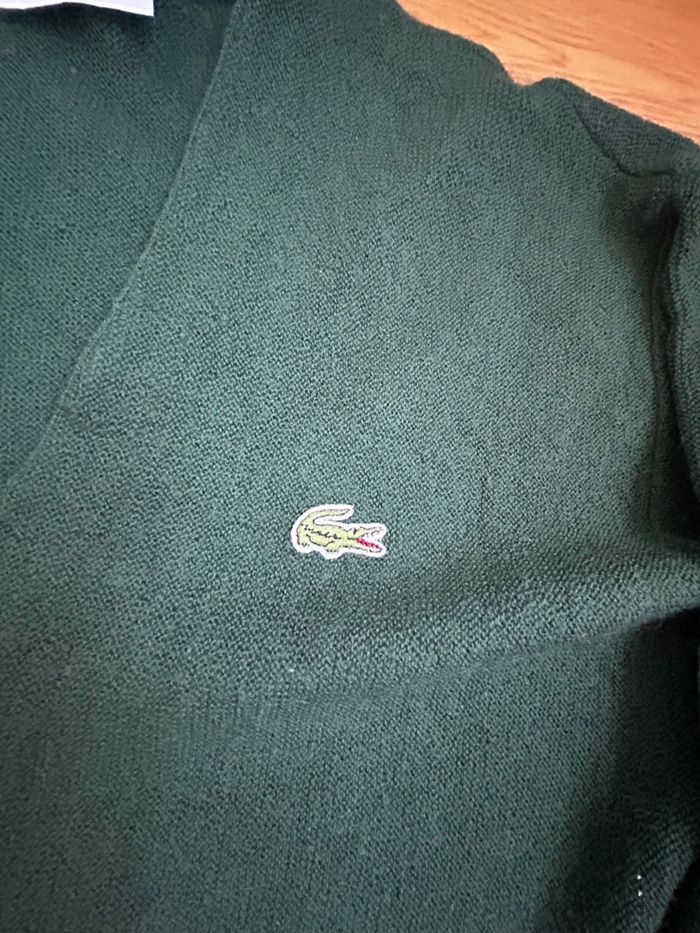 Cardigan Lacoste taille l vintage - photo numéro 3