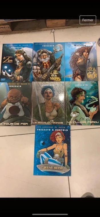 Lot de 7 bd frezzato du tome 1 au tome 7