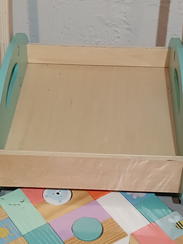 Chariot cubes bois - photo numéro 2