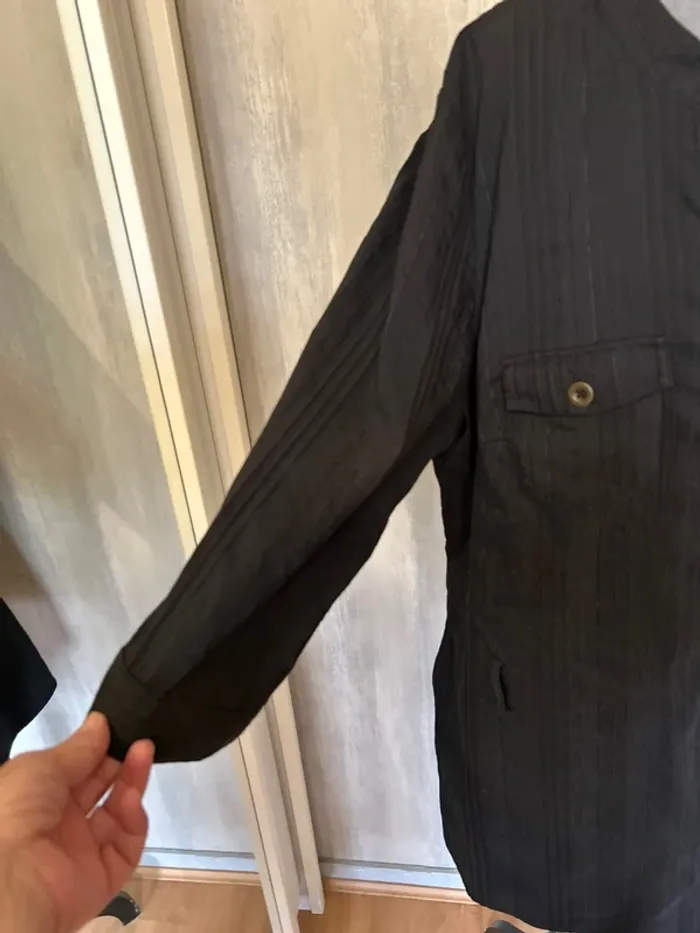 Chemise tunique noir - photo numéro 3