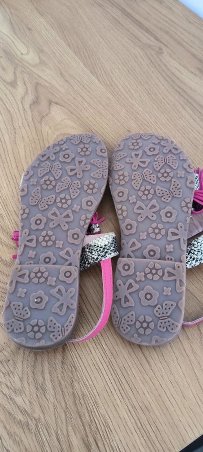 Sandales pied nu l'atelier tropézien 35 quasiment neuf - photo numéro 8