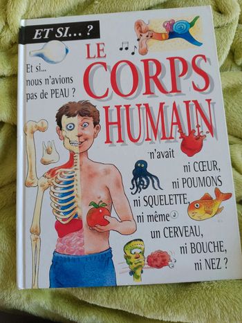 Livre enfant corps humain