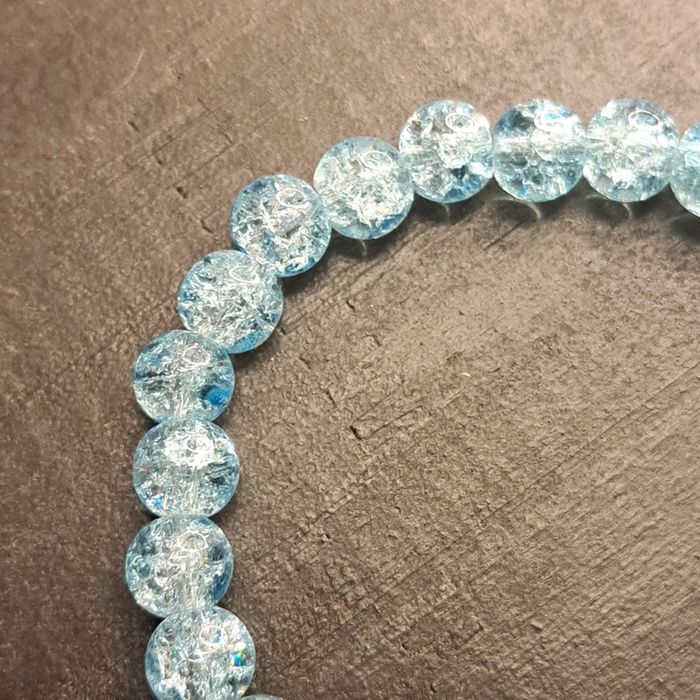 Bracelet bleu et blanc bohème - photo numéro 7