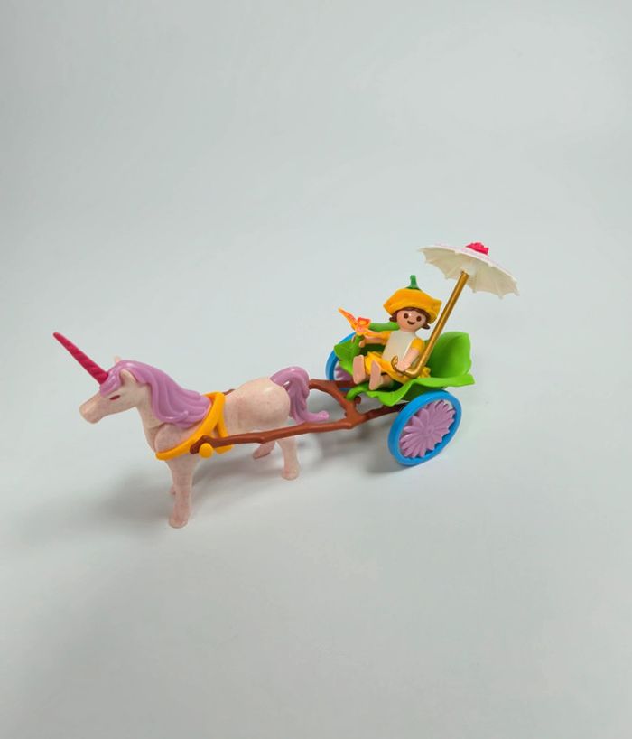 Playmobil Figurine Fée en calèche et Licorne - photo numéro 2