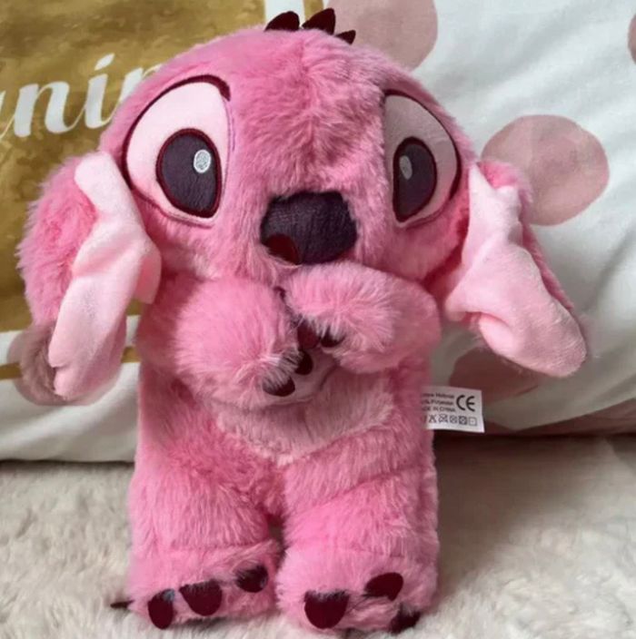 Peluche STITCH ou ANGEL 28 cm lumineuse , respire, fait plusieurs mélodies 4 modes différents NEUF - photo numéro 8