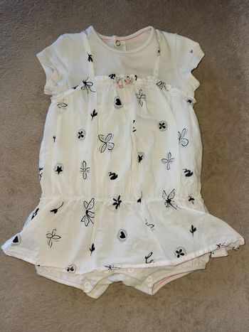 Combinaison robe fille 9 mois