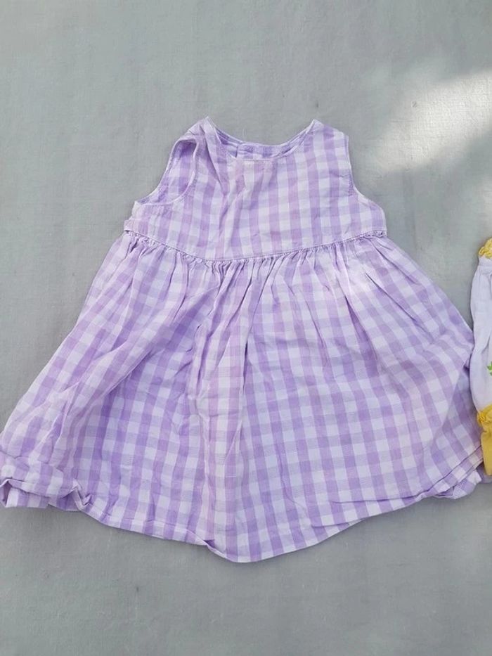 Lot de 2 robes fille 6 mois - photo numéro 2