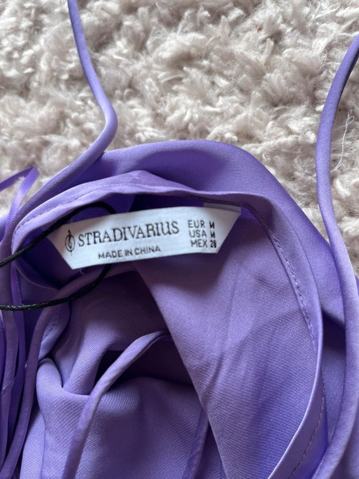 Robe satin violette - photo numéro 2