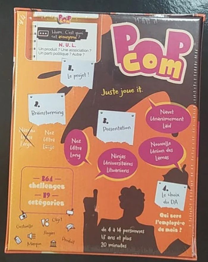 Pop Com - Jeu de société sous emballage - Prix Ferme - photo numéro 2