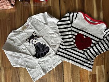 Lot 2 Hauts Fille 36 mois