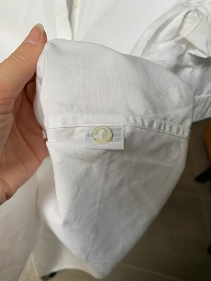 Chemise à manche courte homme Alain Figaret taille 38 - photo numéro 3