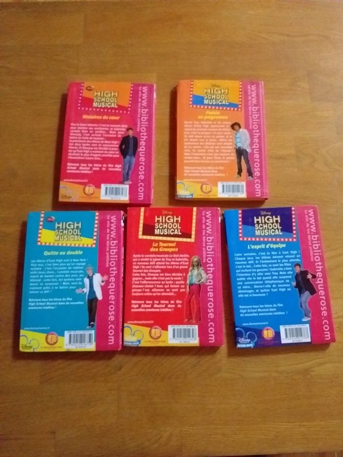 Lot de 5 livres High School Musical - photo numéro 2