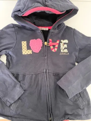 Gilet billieblush bleu marine 5 ans