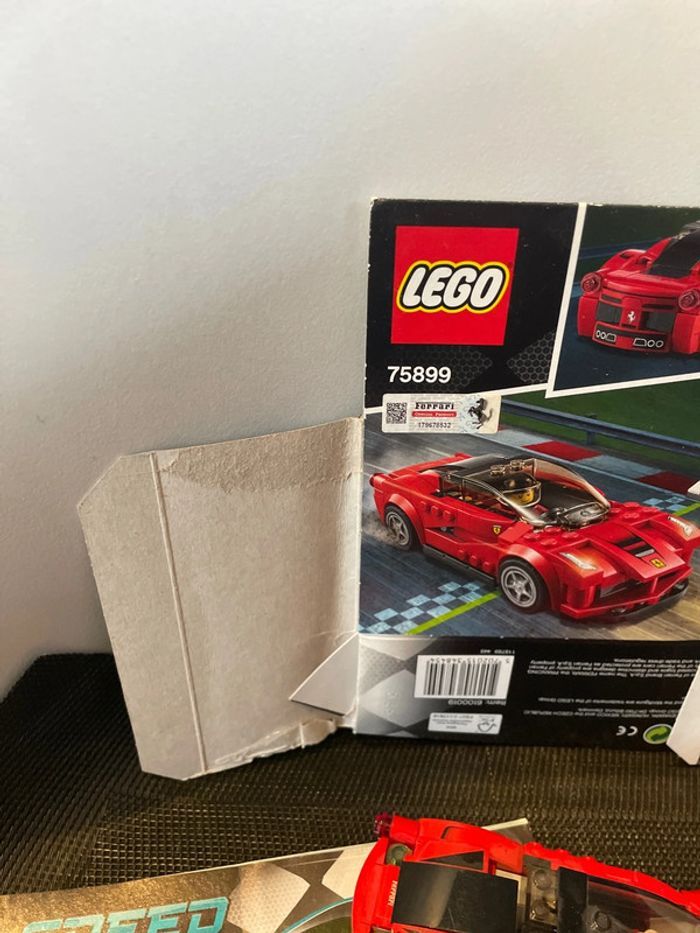 Lego Speed champions 75899 la Ferrari vendu non complet non vérifié avec notice et boîte - photo numéro 4