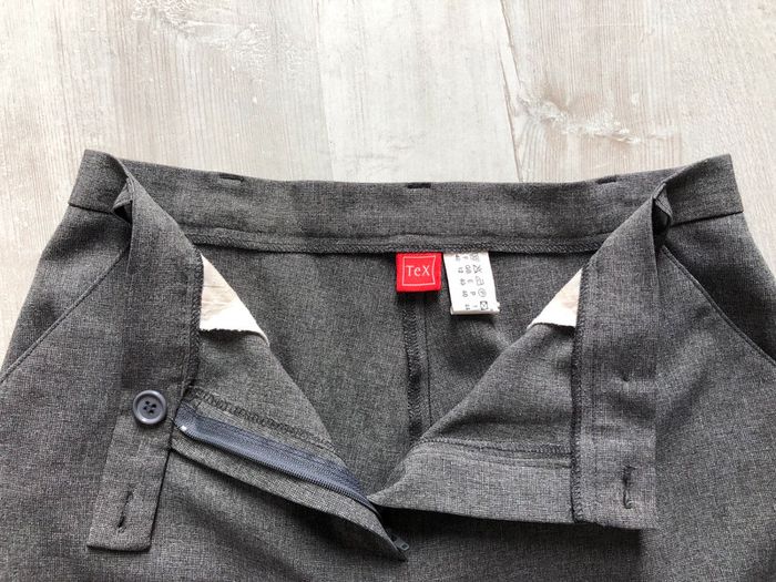 1117--pantalon de tailleur gris T 40 (38) porté 1 fois - photo numéro 5