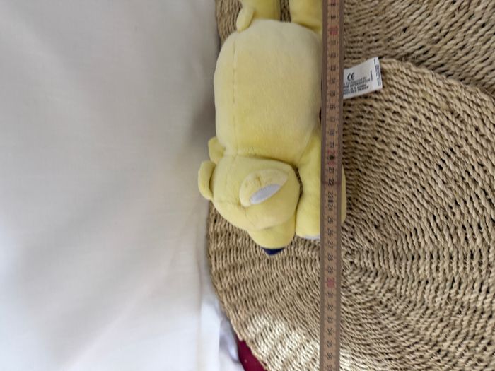Doudou ours jaune couché MARESE - photo numéro 3