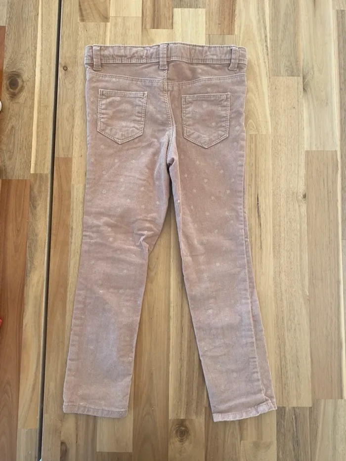 Pantalon slim kiabi rose étoile doré - photo numéro 5