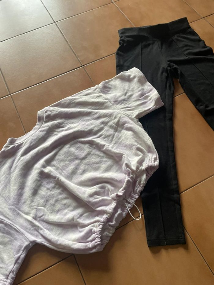 Ensemble leggings + sweat taille S - photo numéro 2
