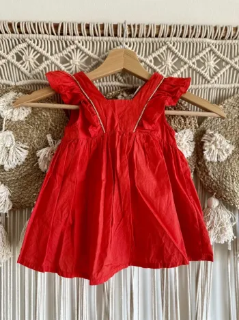 Robe rouge Tape à l'œil 9 mois