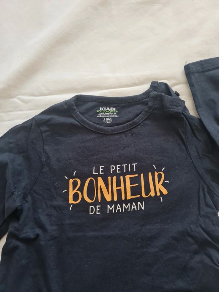 T-shirt ML 18 mois Kiabi - photo numéro 2