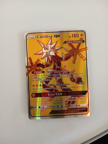 Carte pokémon Câblifere GX