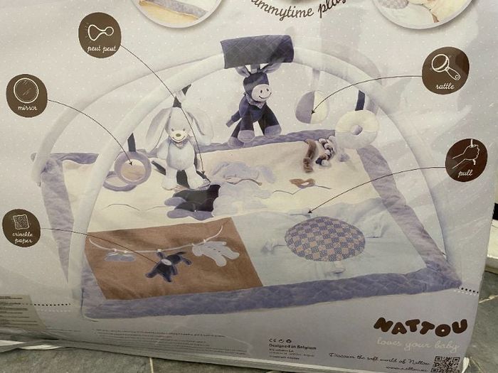 Tapis d’éveil Nattou « Alex et Bibou »