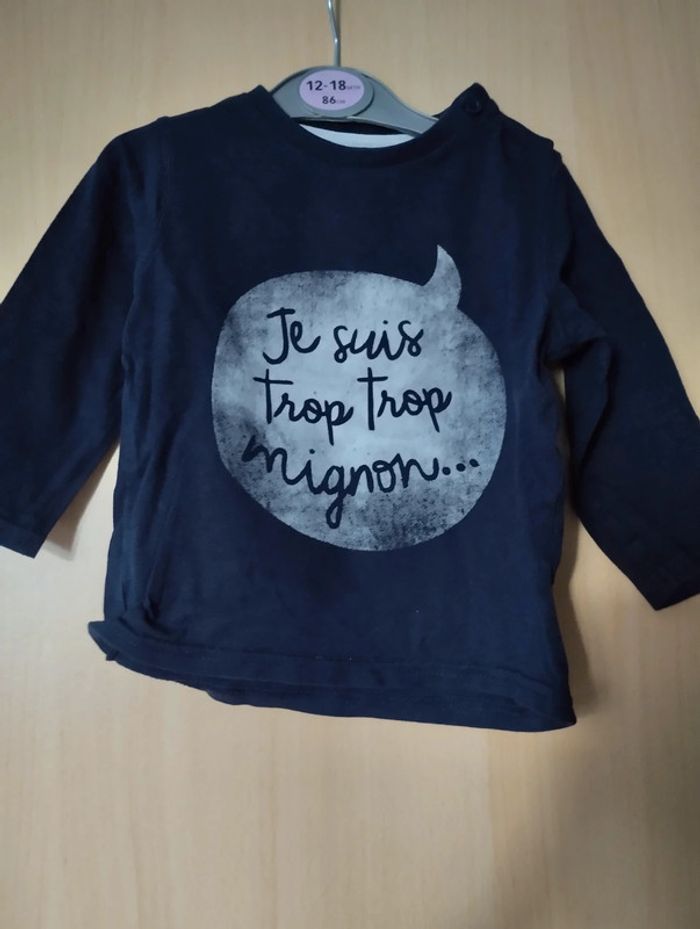 T-shirt manches longues 18mois