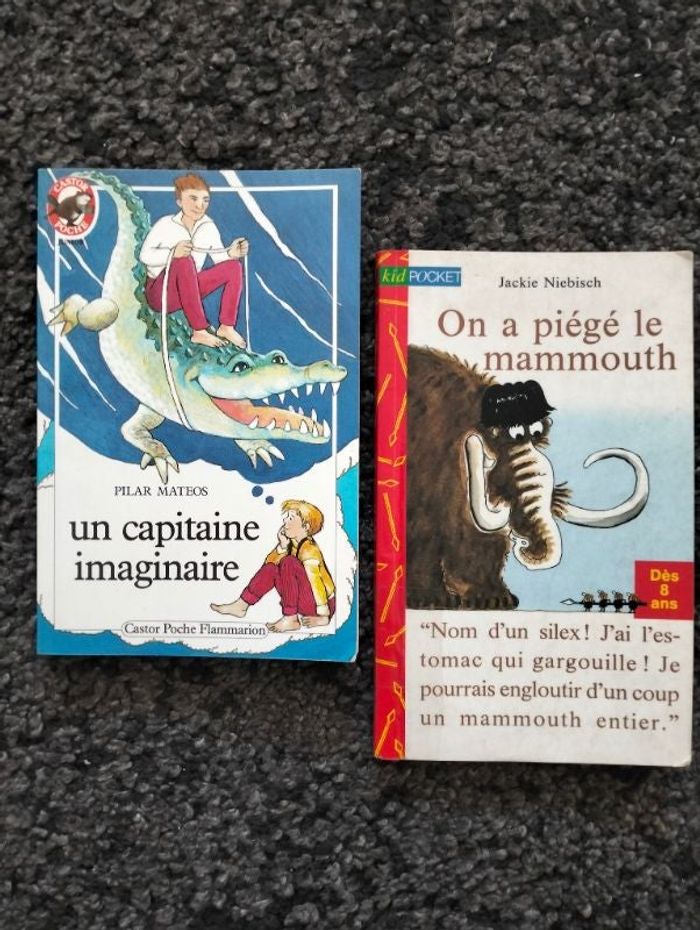 Lot de deux livres, dès 8 ans