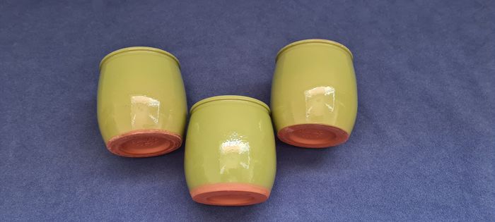 3 pots vert en grès alimentaire - Cermer - photo numéro 4