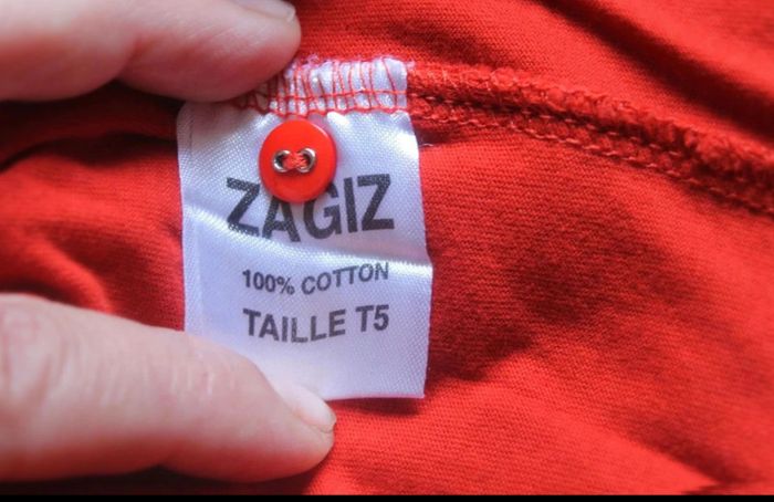 Tee-shirt manches longues - Rouge - DPM - Taille 5 - photo numéro 10