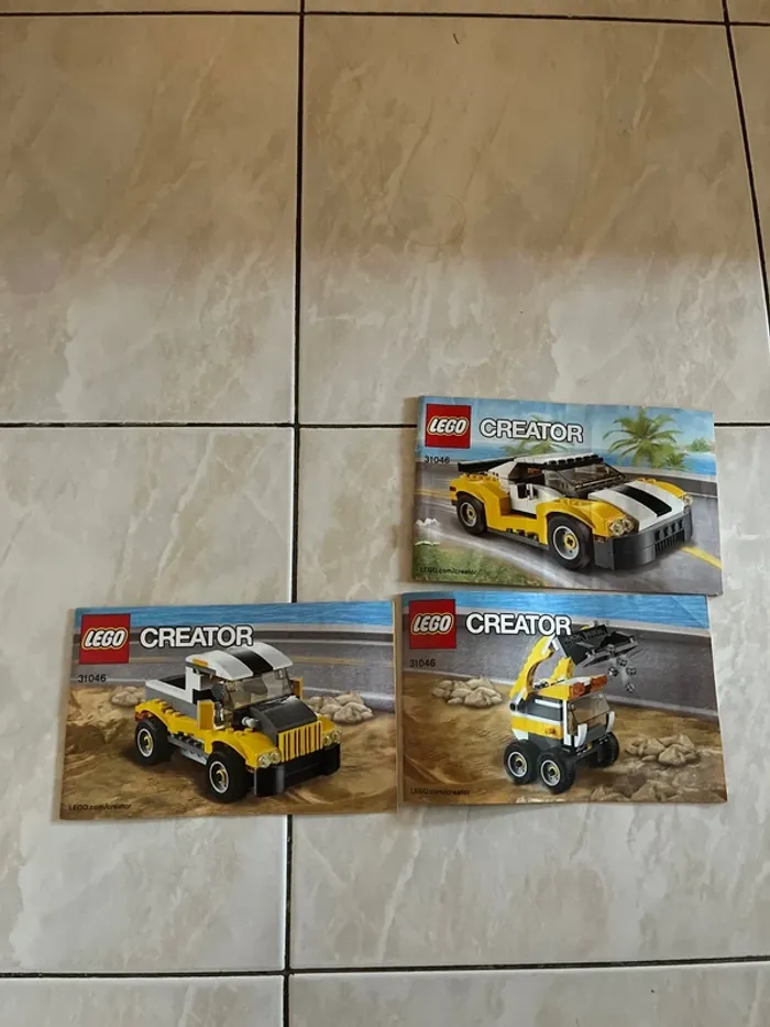 Lego Creator 31046 3 en 1 : voiture camion et tractopelle - photo numéro 12