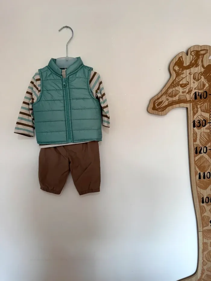 Ensemble 3 pièces neuf sans étiquette 3 mois - photo numéro 2