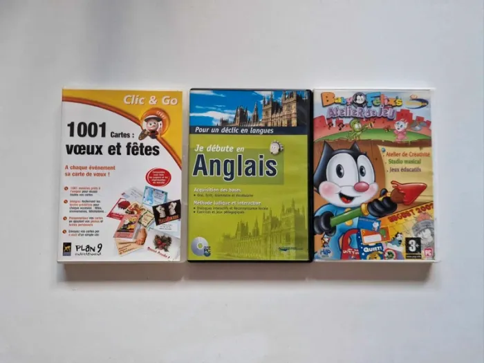 Lot 3 jeux Pc