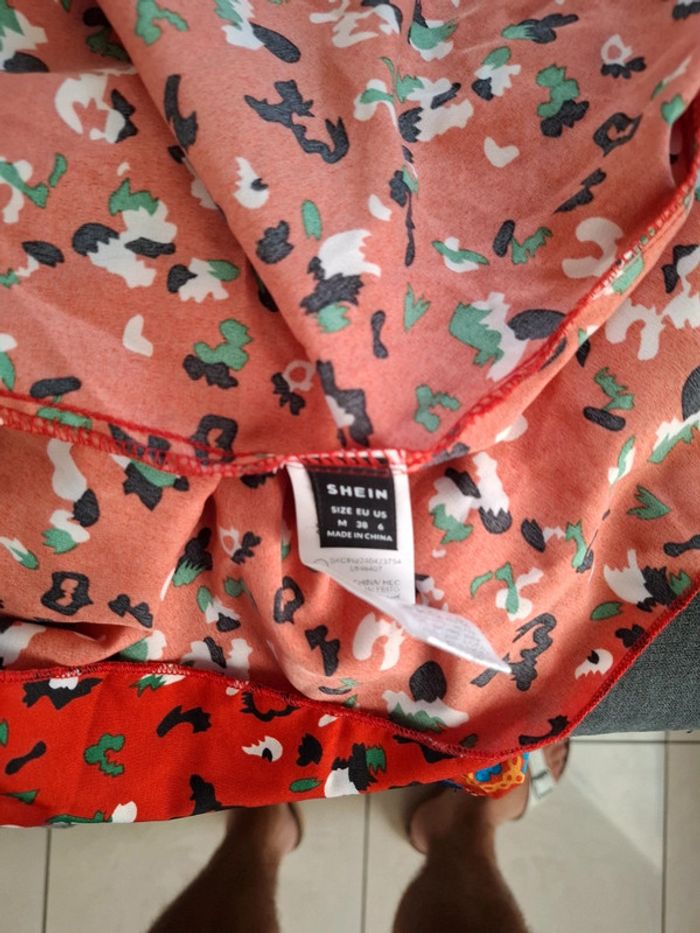 Superbe robe rouge shein taille m neuve - photo numéro 6