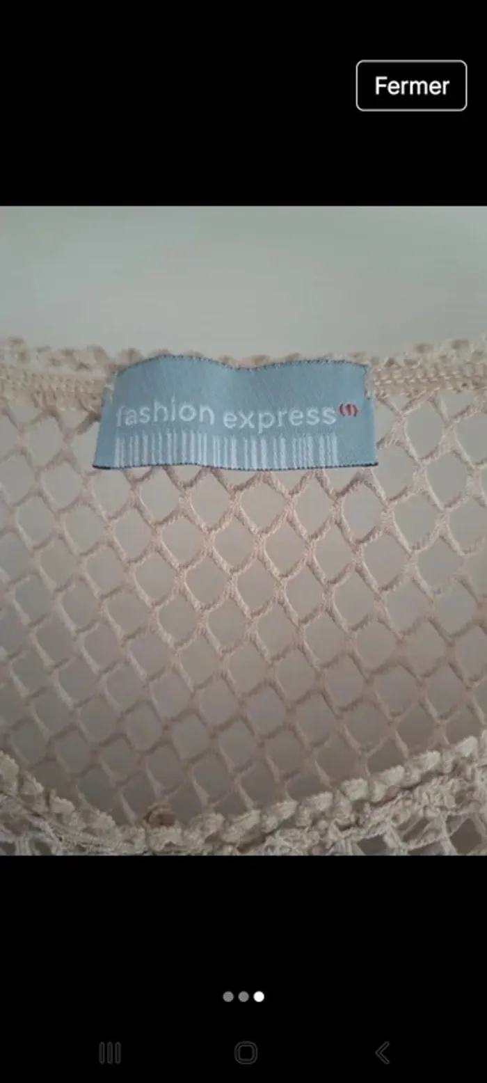 Top crochet Fashion Express 38 - photo numéro 3