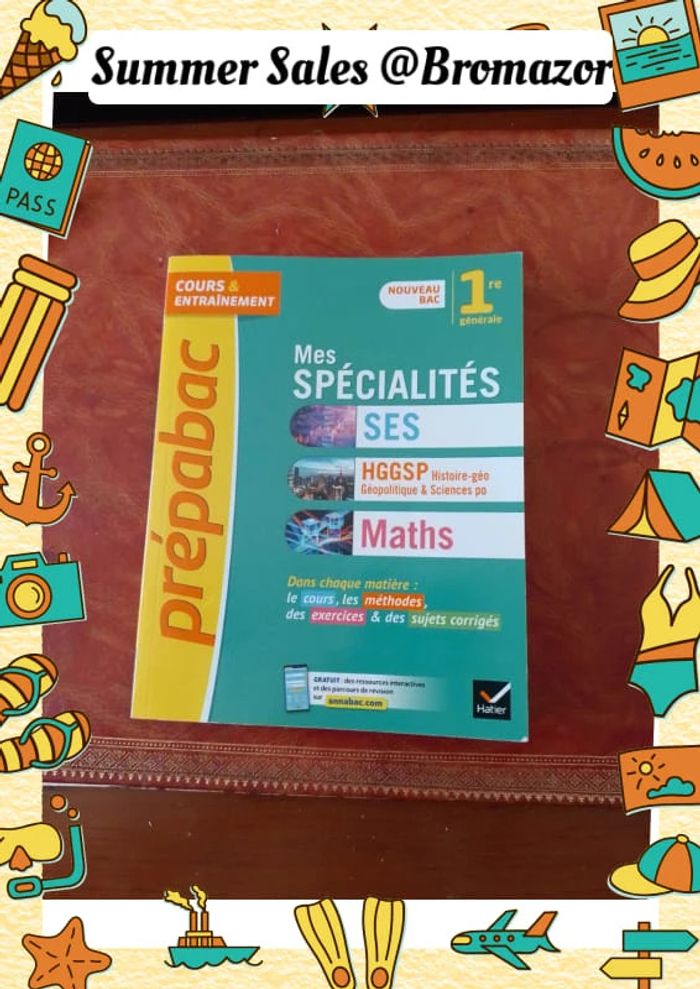 Prépabac mes spécialités 1ere Ses Hggsp Maths