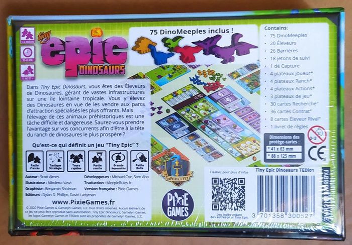 Tiny Epic Dinosaurs - Jeu de société sous emballage - Prix Ferme - photo numéro 2
