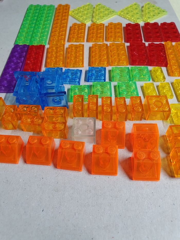 Lot de pièces de construction transparentes - photo numéro 2