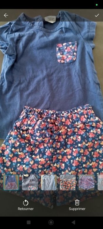 Short et tee shirt