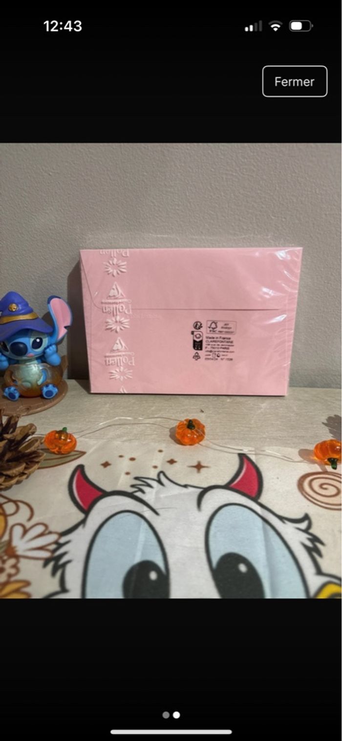 Enveloppe rose - photo numéro 2