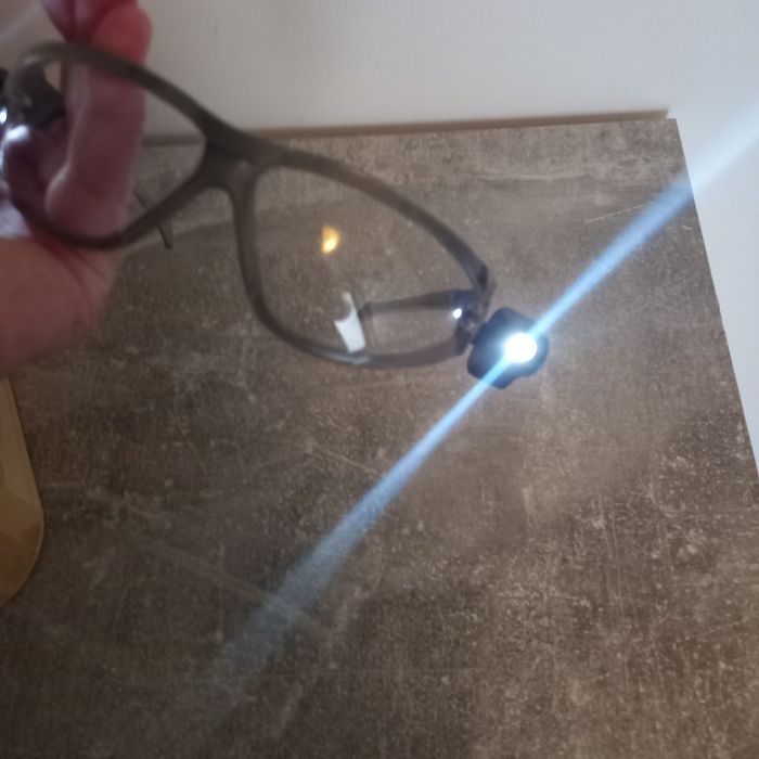 Casque de chantier + lunettes de protection avec led - photo numéro 10