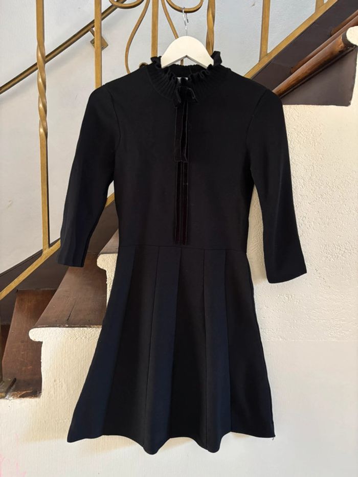 Robe maille noir Zara