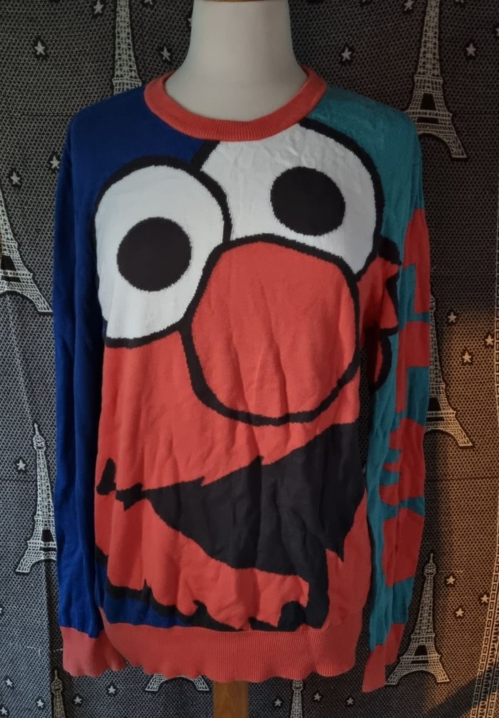 Pull Vintage Elmo (baby monster) Sesame Street taille M mixte