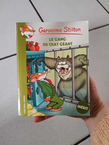 Livre Geronimo stilton le gang du chat vert