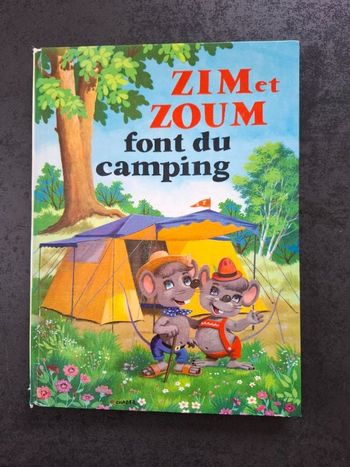 Livre collector Zim et Zoum font du camping en bon état