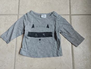 T-shirt manches longues 3 mois