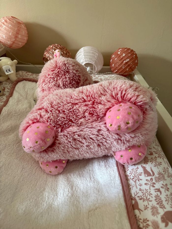 Peluche lama rose Choux Bidou - photo numéro 5